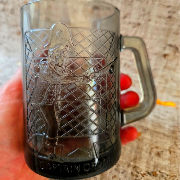 McDonald's Other - McDonald's 1970s Captain Crook Mug Grey Glass